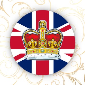 King&#39;s Coronation Stickers, King Charles III Coronation Stickers, King Charles Coronation Stickers, Kings Coronation Decorations
