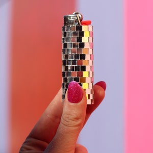Disco Lighter - funky boho lighter, disco ball lighter, funky small gift, high quality