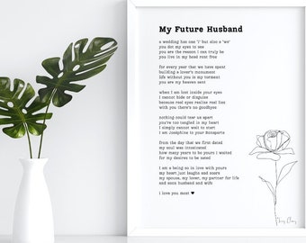 My Future Husband / Wife Poem (Download, Print, Frame)