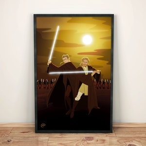 Star Wars Attack of the Clones Wall Decor | 11x17 Art Print, Cartoon, Anime, Clone Wars 2003