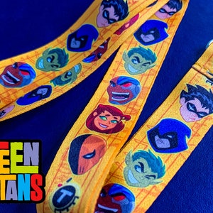 Teen Titans Cartoon Character Lanyard