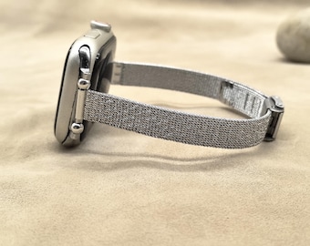 Apple Watch Band,Stainless Steel Apple Bands Strap,Slim Iwatch Bracelet Women,Her Gift:)