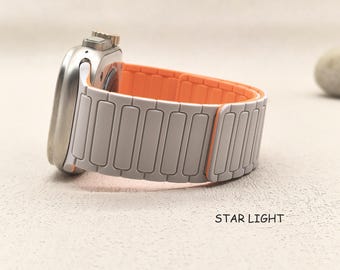 Apple Watch Band, Silicone Magnetic Loop, Apple Wrist Strap,38mm 40mm 41mm 42mm 44mm 45mm 46mm 49mm, iWatch SE Ultra 10,Apple Band Men Women
