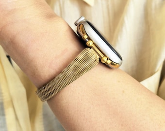 Stainless Steel Apple Watch Band,Metal Apple Strap, Slim Apple Band 38mm 40mm 41mm 42mm 44mm 45mm 46mm 49mm Ultra SE,Iwatch Bracelet Women