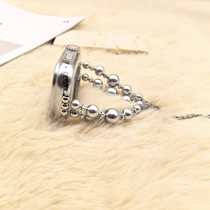 Pearl Apple Watch Band,Apple Watch Strap,Apple Band Women,38mm 40mm 41mm 42mm 44mm 45mm 49mm,Iwatch 1-10 SE Ultra ,Gift For Her