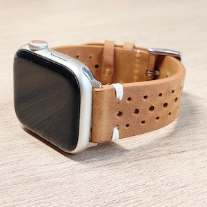 Genuine Leather Apple Watch Band,Leather Apple Watch Strap-Gray,38mm 40mm 41mm 42mm 44mm 45mm-iWatch Series 8 7 6 5 4 3 2 1,Gift For Him Her