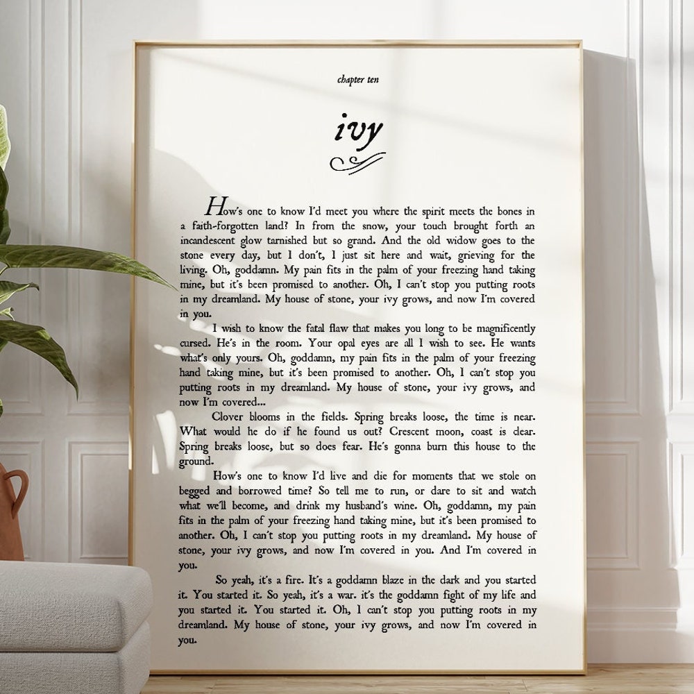 Ivy Evermore Book Print
