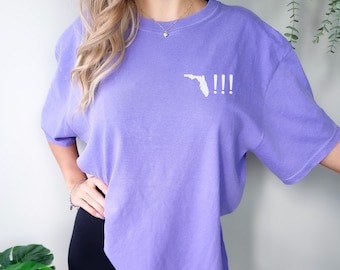 Florida Comfort Colors T-shirt Vacation Vibes T-shirt Cadeau Bijpassend vrijgezellenshirt Cadeau voor vrijgezellenfeest in Miami