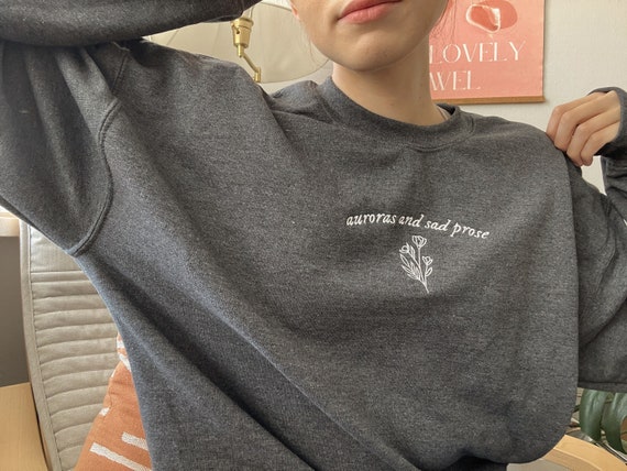 Thanks a bunch embroidered crew neck sweatshirt best sale