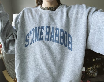Stone Harbor Sweatshirt, Collegiate Style Nautical Crewneck