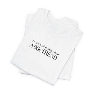 T-shirt jaren 90 trend T-shirt Bella canvas voor vrouwen jaren 90 lettertype shirt Willow T-shirt minimale typografie T-shirt afbeelding 7