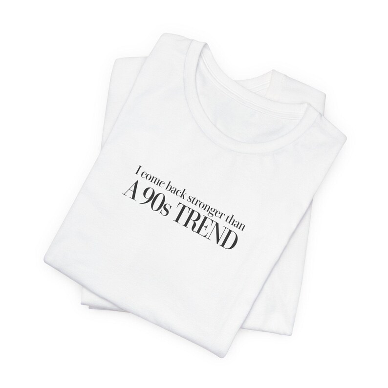 T-shirt jaren 90 trend T-shirt Bella canvas voor vrouwen jaren 90 lettertype shirt Willow T-shirt minimale typografie T-shirt afbeelding 7
