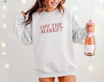Off the Market Bride T-Shirt, Funny Bridal Shower Gift, Bachelorette Shirt Comfort Colors