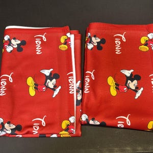 Disney Mickey Mouse Custom Name Blanket, Throws, Cartoon Style Gift for Boys and Girls, Christmas Gift, Bed Quilt Merch,Christmas Gift image 3