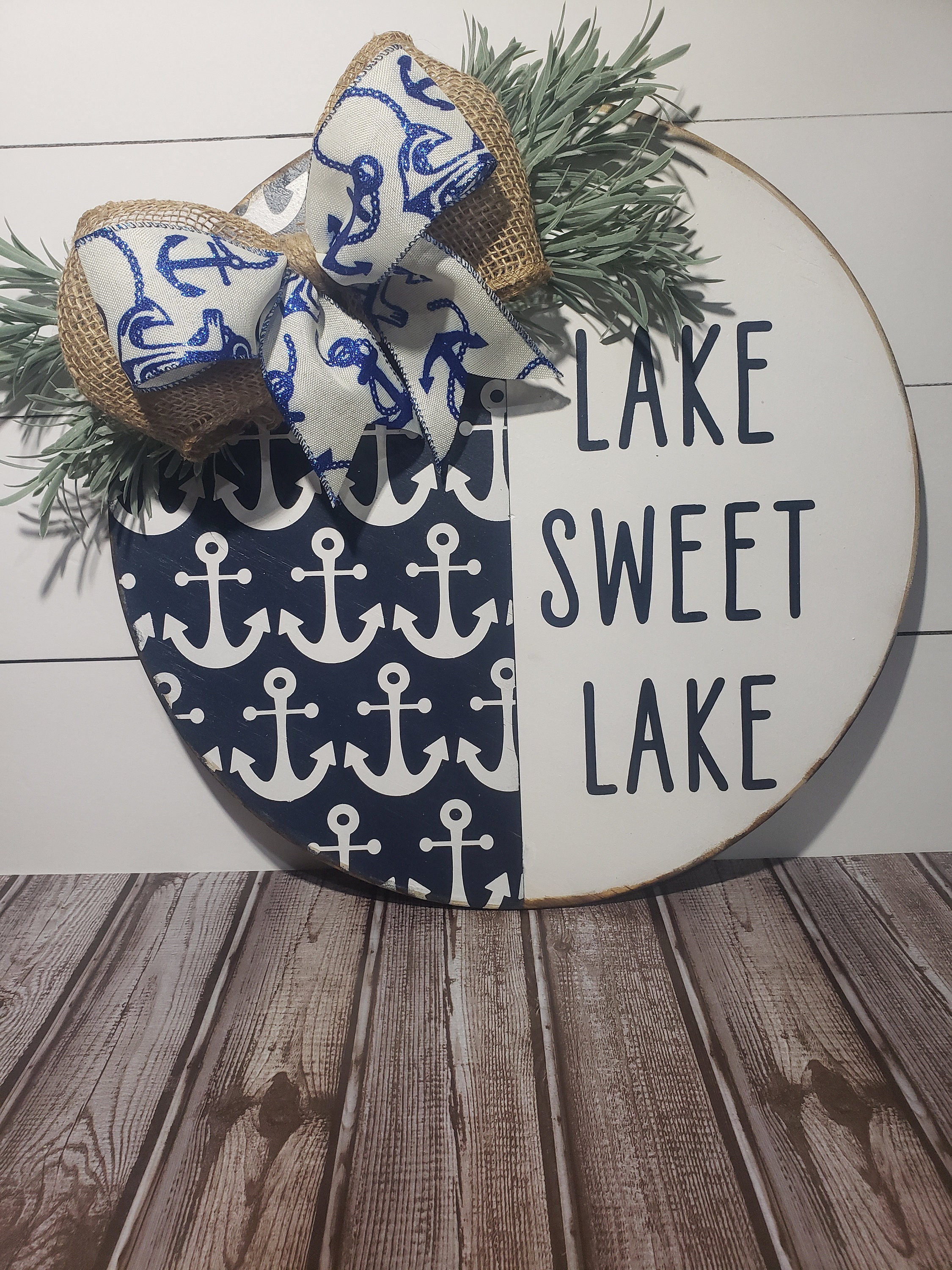 Lake House Front Wall Art, Cabin Wall Art, Lake Cabin Decor, Lake House