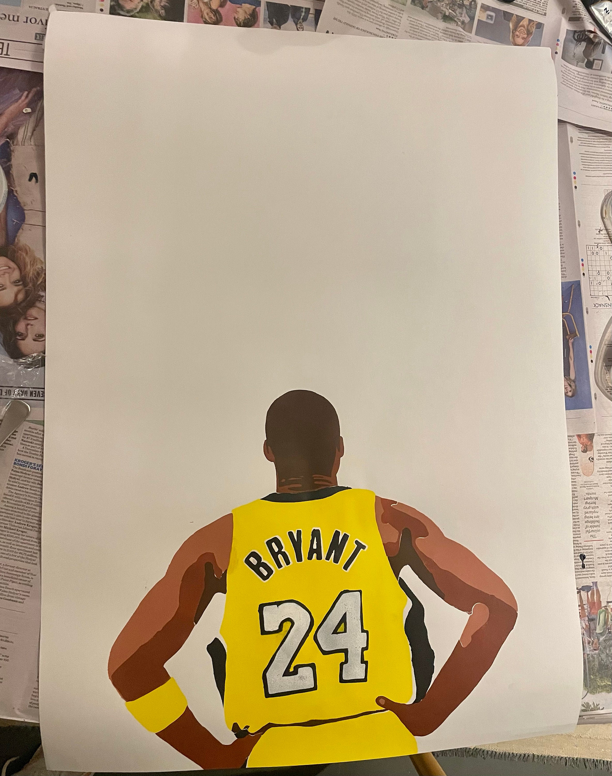 Kobe Bryant (Casual) Cardboard Cutout