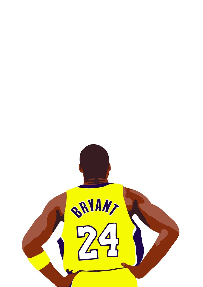 Kobe Bryant DIY Stencil Art - Etsy