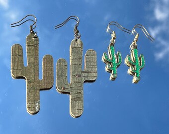 Pendientes cactus