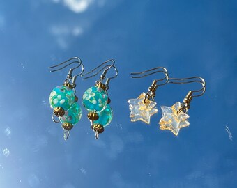 Pendientes Azul/Estrella