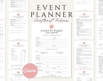 Event Planner Contract Template | Editable Agreement (Canva)