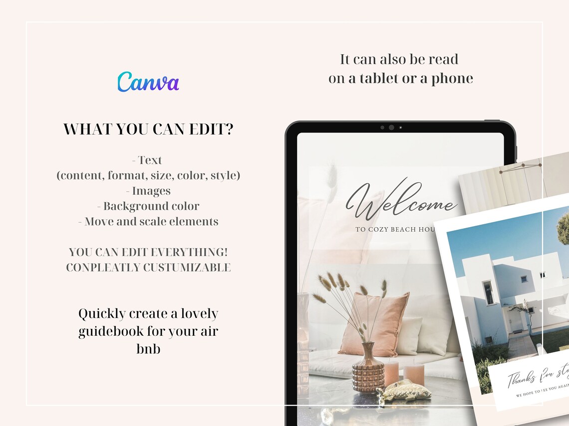 Airbnb Book Template Airbnb Guest Book Airbnb Signs