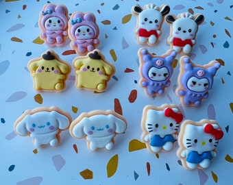 Kawaii Family cookie/biscuit earrings / kawaii gifts / Kawaii earrings