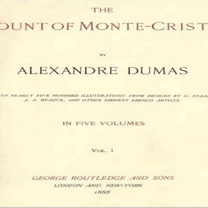 The Count of Monte Cristo, Illustrated by Alexandre Dumas Published 1846 - Complete Novel - PDF Digital Download  Kindle, eReader, etc.