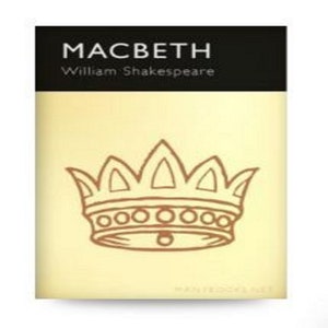 Macbeth By  William Shakespeare - Published Date 1606 - PDF Digital Download  Kindle, eReader, etc. 97 Pages