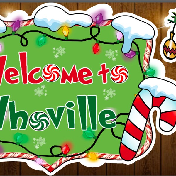 Welcome to Whoville Signs - Etsy