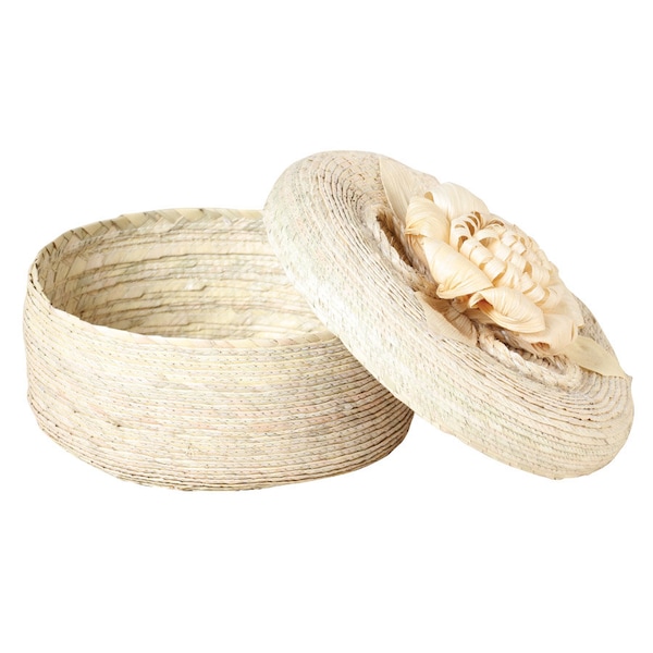 Tortilla Warmer Basket - Palm Leave Tortilla Warmer - Tortillero Mexicano - Handwoven With Palm Leave