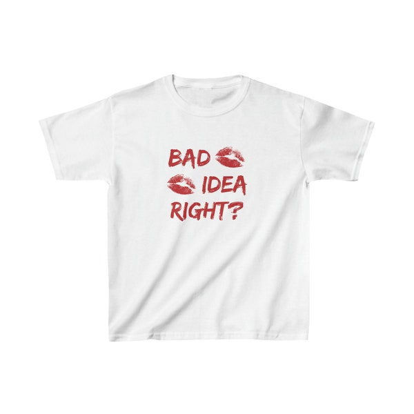 Bad idea right? baby tee, olivia rodrigo shirt, olivia rodrigo baby tee, olivia rodrigo, olivia rodrigo tshirt, olivia rodrigo t shirt