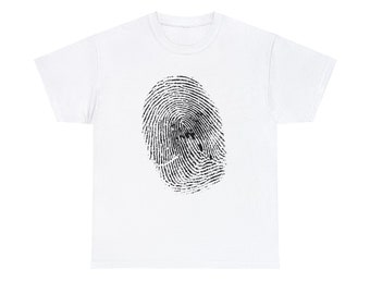 Fingerprint Mens Tee, vintage shirts for men, vintage mens shirts, cool shirts for men, shirts that go hard