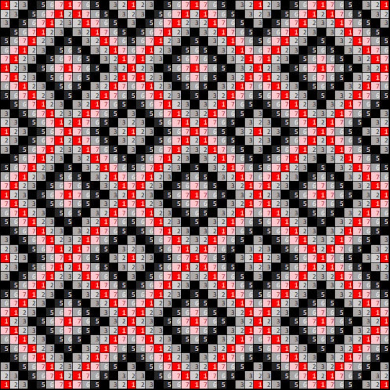 7 Color Addendum: Many Trips Around the World Quilt Pattern - Etsy