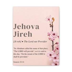 Wall Art: Jehovah Jireh