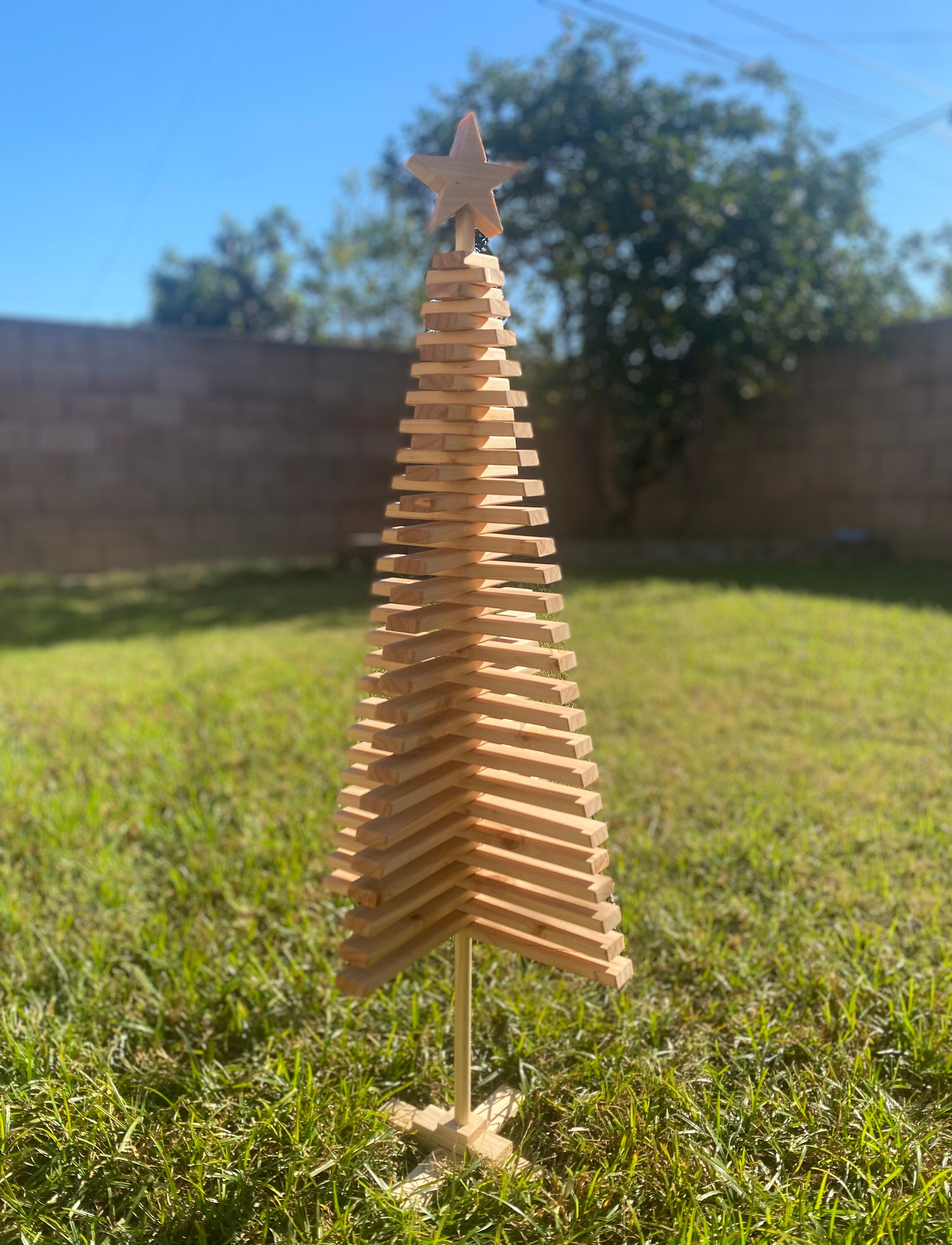 Spiral Wooden Christmas Tree Etsy