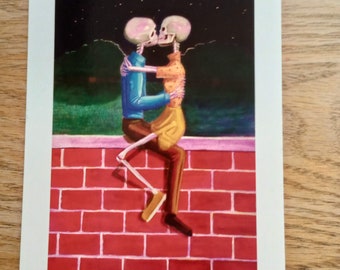 5x7 POST CARD "Eternal Kiss"