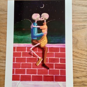 CARTOLINA 5x7 "Bacio eterno"