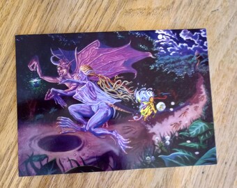 5x7 POST CARD "Love Descending from Zion"  Stamped and Mailed to you.