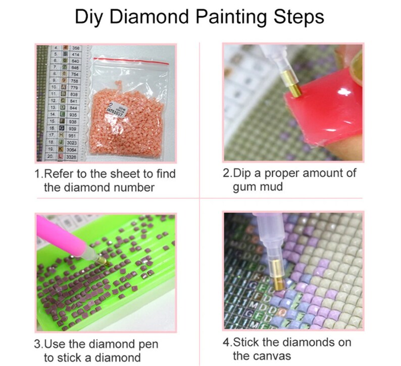 Custom 5D Diamond Paintingdiamond Art Kit for Adult Full Etsy Hong Kong