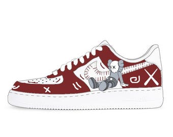 Chaussures personnalisées af1 Kaws