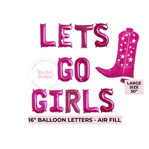 Lets Go Girls Cowgirl Bachelorette Country Hen Party Last Rodeo Bachelorette Decorations Last Hoe Down Bride Cowboy Hat Pink Cowgirl