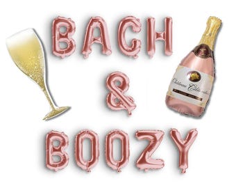 Bach and Boujee Balloon Banner Bachelorette Party Balloons Engagement ...