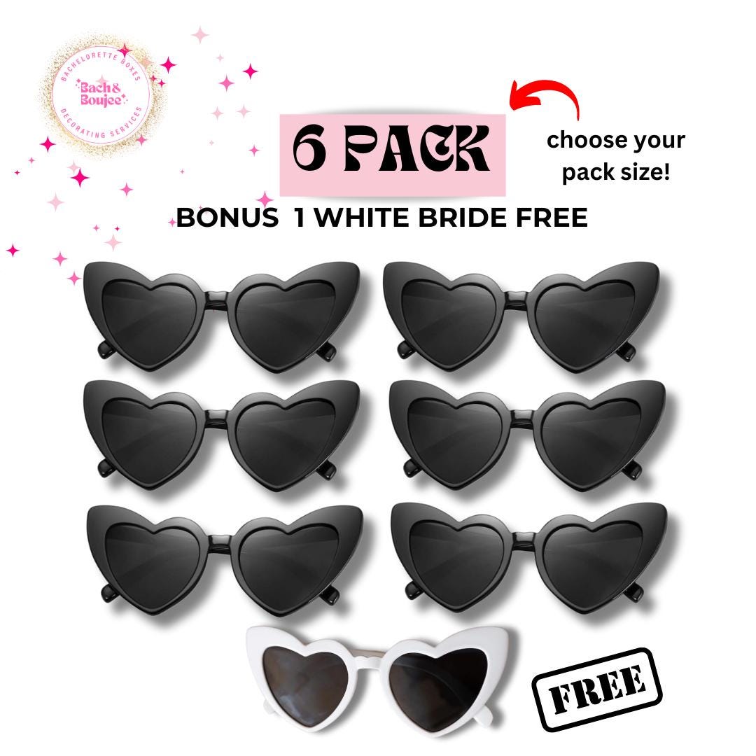 Heart Sunglasses Bulk Etsy