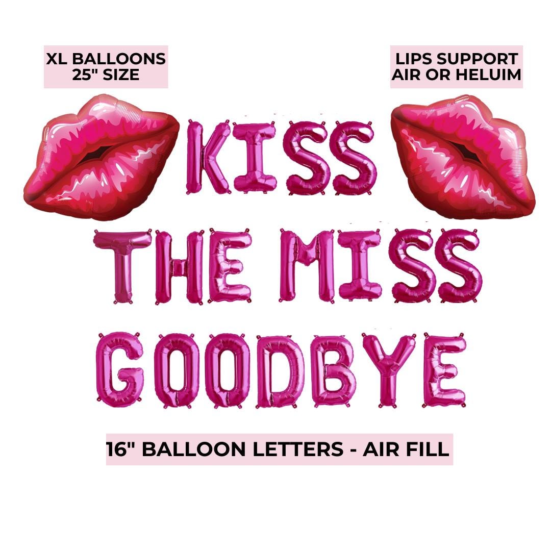 thumbnail image 2 of Kiss The Miss Goodbye: Bachelorette Party Decor Ideas 2 of 14