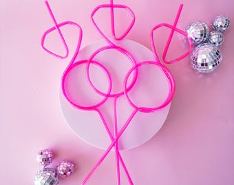 Bachelorette Party Straw Bride Babe Ring Straw Bridal Shower Straw Bachelorette Decoration Team Bride Gift Bridesmaid Accessories Hen Party