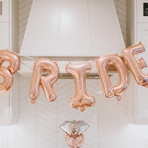 Jumbo mariée ballon beige neutre EVJF Boho Decor grande mariée lettre ballon EVJF décoration enterrement de vie de jeune fille douche nuptiale image 9