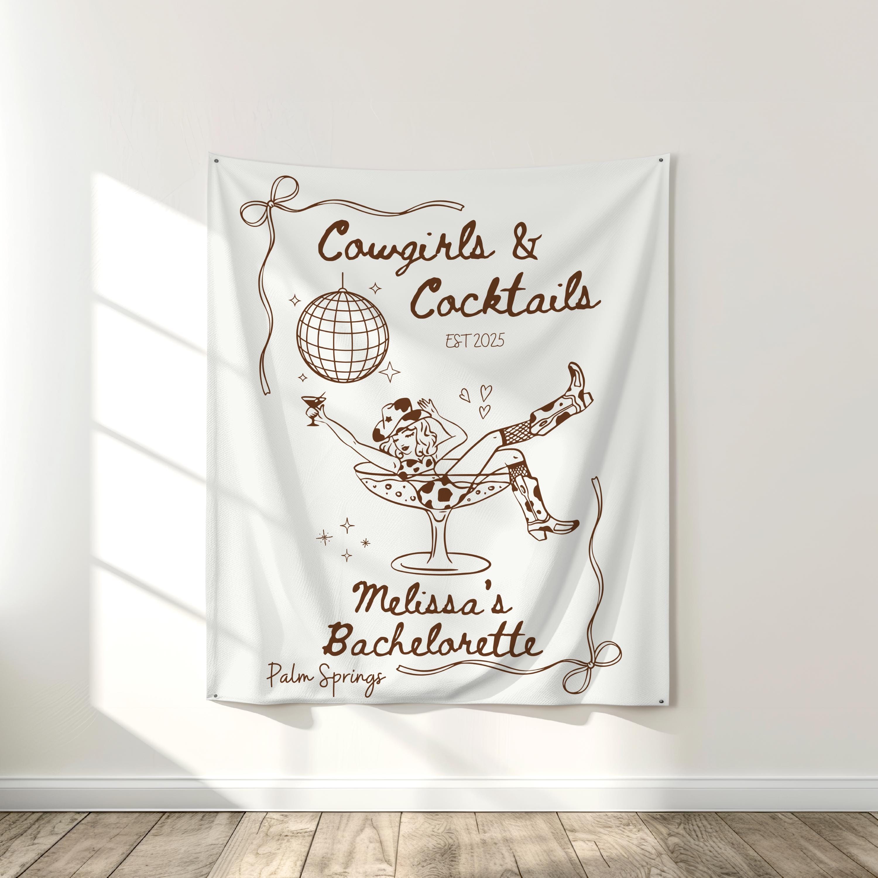 Decorazioni Addio Al Nubilato Last Rodeo – 3 Striscioni Con Bandierine Triangolari A Tema Cowgirl E Discoteca
