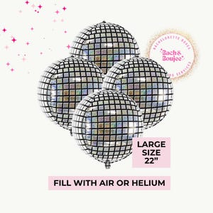 Disco Ball Balloons Last Disco Bachelorette Hen Party Disco Party Bachelorette Decorations Disco Cups Disco Straws Disco Decorations