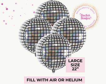 Discokugel Luftballons Letzte Disco Bachelorette Hen Party Disco Party Bachelorette Dekorationen Discotassen Disco Strohhalme Discodekoration