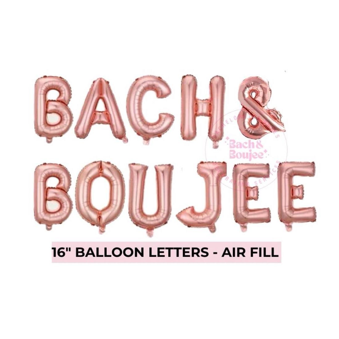Bach and Boujee Bachelorette Party Decoration, Bach Party Bach and ...